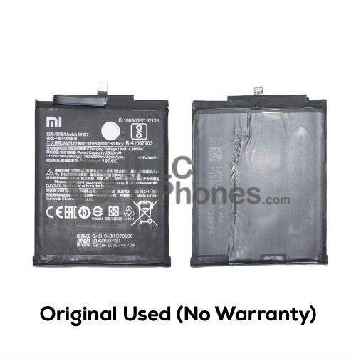 Xiaomi Redmi 6 / 6A - Original Used Battery BN37 3000mAh 11.5Wh (No Warranty)