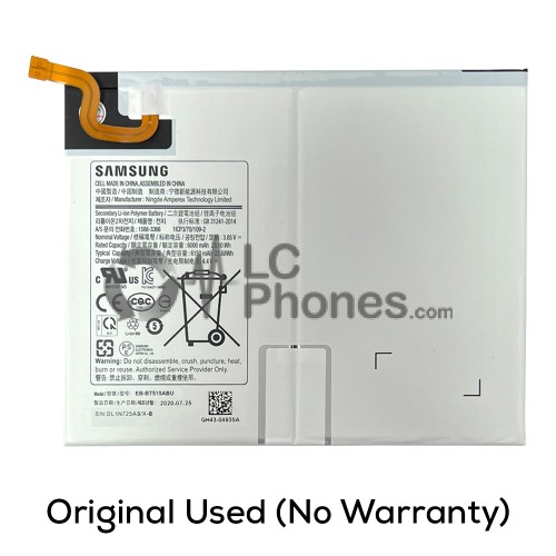 Samsung Galaxy Tab A 10.1 2019 T510 / T515 - (Original Used) Battery EB-BT515ABU 6150mAh 23.68Wh (No Warranty)