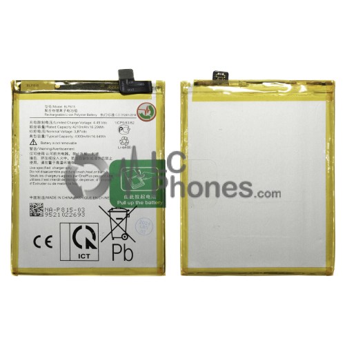 OnePlus Nord N10 5G - Battery BLP815 4300mAh 16.64Wh