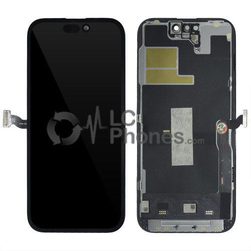 iPhone 14 Pro - Full Front LCD Digitizer Black Soft OLED EK Pro