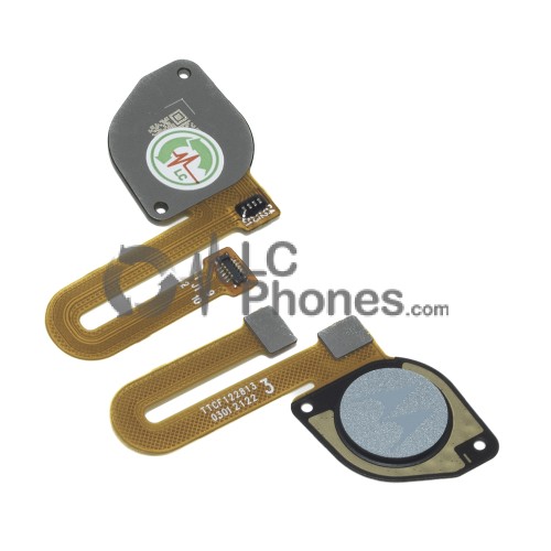 Motorola Moto G60s XR2133-2 - Fingerprint Button Flex Cable Aqua Silver < Service Pack >