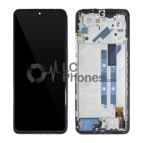 Xiaomi Redmi Note 12 Pro 4G 2209116AG - Full Front LCD Digitizer with Frame Black < Service Pack >