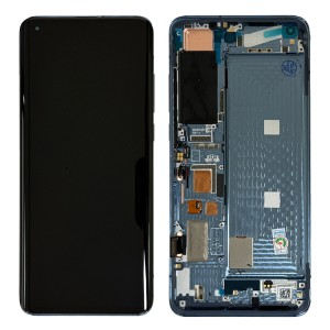 Xiaomi Mi 10 5G M2001J2G, M2001J2I / Mi 10 Pro 5G M2001J1G - Full Front LCD Digitizer with Frame Twilight Grey (Huaxing Version)