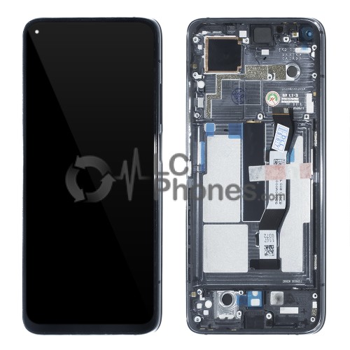 Xiaomi Mi 10T 5G / Mi 10T Pro 5G - Full Front LCD Digitizer with Frame Black