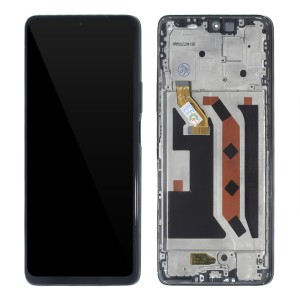 Huawei Magic 4 Lite - Full Front LCD Digitizer with Frame Black