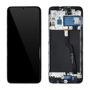 Samsung Galaxy A10 A105 - Full Front LCD Digitizer Black with Frame