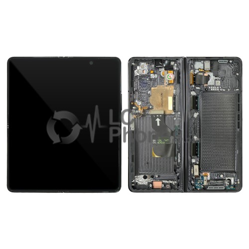 Samsung Galaxy Z Fold4 F936 - Full Front LCD/OLED Digitizer Black < Service Pack >