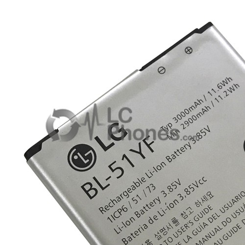 LG G4 H815, G4 Stylus H635 - Battery BL-51YF 3000mAh 11.6Wh