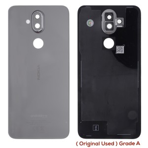 Nokia 8.1 TA-1119 / TA-1121 / TA-1128 - Battery Cover with Camera Lens Silver / Copper  Grade A