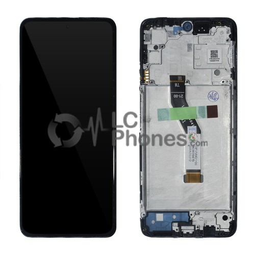 Xiaomi Redmi Note 11S 5G 22031116BG - Full Front LCD Digitizer with Frame Black