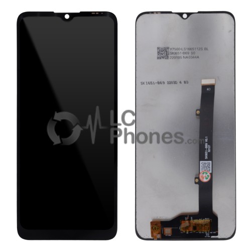 ZTE Blade A71 - Full Front LCD Digitizer Black (B69 Flex)