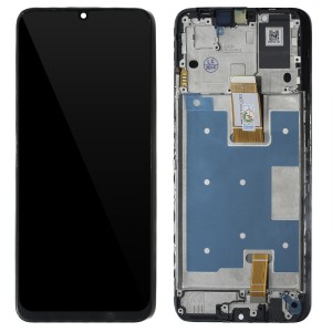 Huawei Honor X7a RKY-LX1, RKY-LX2, RKY-LX3 - Full Front LCD Digitizer with Frame Black