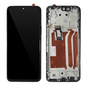 Huawei Honor X8 (4G) 2022 TFY-LX1, TFY-LX2, TFY-LX3 - Full Front LCD Digitizer with Frame Midnight Black