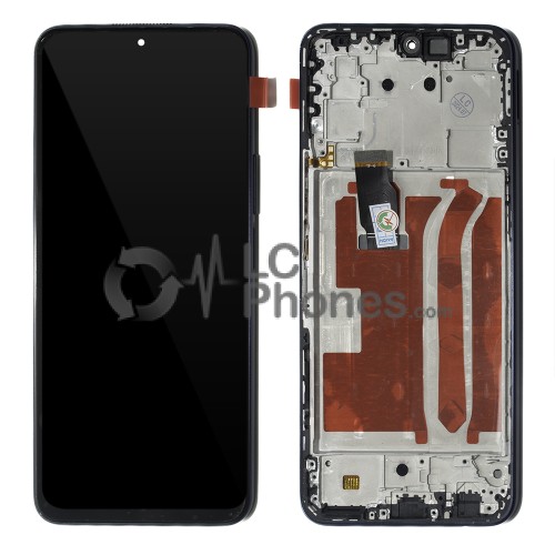 Huawei Honor X8 (4G) 2022 TFY-LX1, TFY-LX2, TFY-LX3 - Full Front LCD Digitizer with Frame Ocean Blue