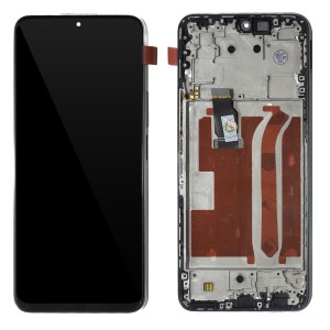 Huawei Honor X8 (4G) 2022 TFY-LX1, TFY-LX2, TFY-LX3 - Full Front LCD Digitizer with Frame Titanium Silver