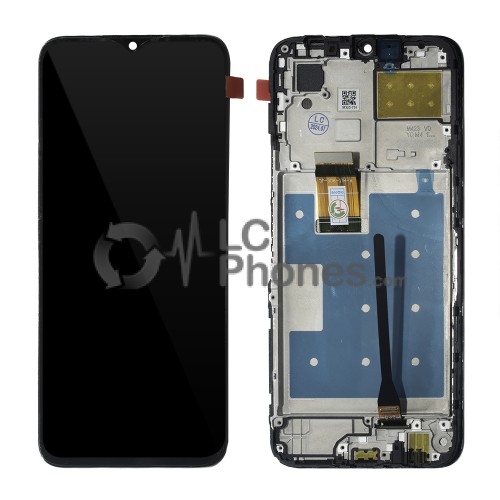 Huawei X8 5G VNE-N41 - Full Front LCD Digitizer with Frame Midnight Black