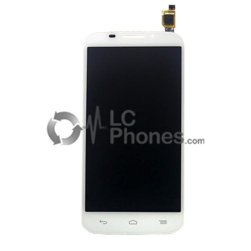 Alcatel Vodafone Smart 4 Power - Full Front LCD Digitizer White