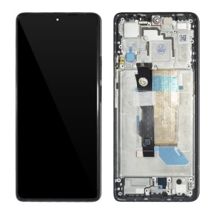 Xiaomi Poco F5 23049PCD8G, 23049PCD8I - Full Front LCD Digitizer with Frame Black 