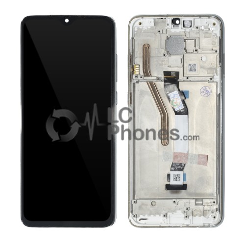 Xiaomi Redmi Note 8 Pro - Full Front LCD Digitizer with Frame Black