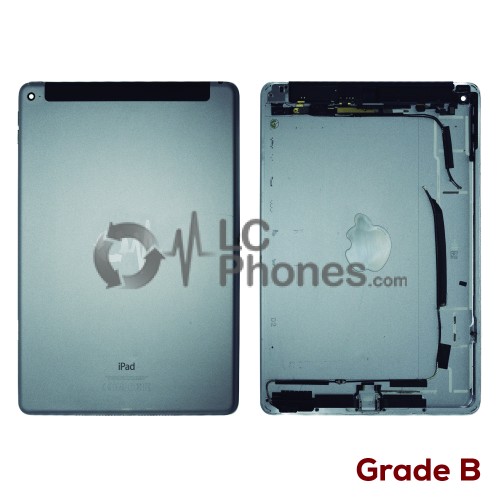 iPad Air 2 A1567 Wi-Fi + 4G - Back Housing Cover Space Grey (Original Used) Grade B