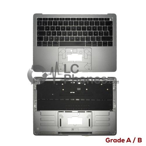 MacBook Air 13 inch Retina A1932 - Top Cover Space Grey with French Keyboard FR Layout (Original Used) Grade A/B