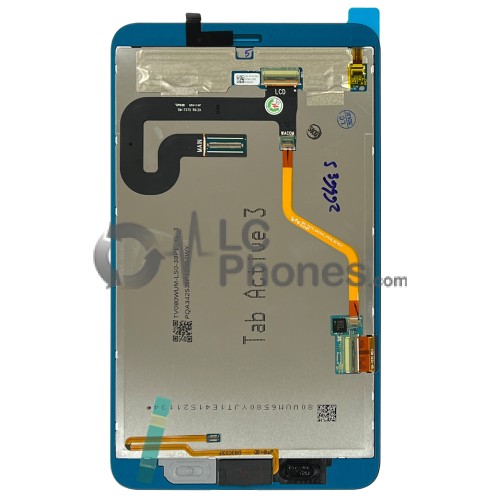 Samsung Galaxy Tab Active3 8 inch T575 - Full Front LCD Digitizer with Frame Black < Service Pack >