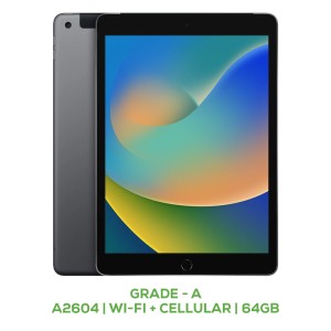 iPad 10.2 9th Gen (2021) A2604 Wi-Fi + Cellular 64GB Grade A