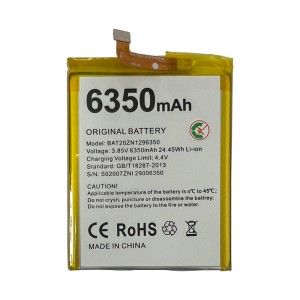 Doogee S96 - Battery BAT20ZN1296350 6350mAh 24.45Wh