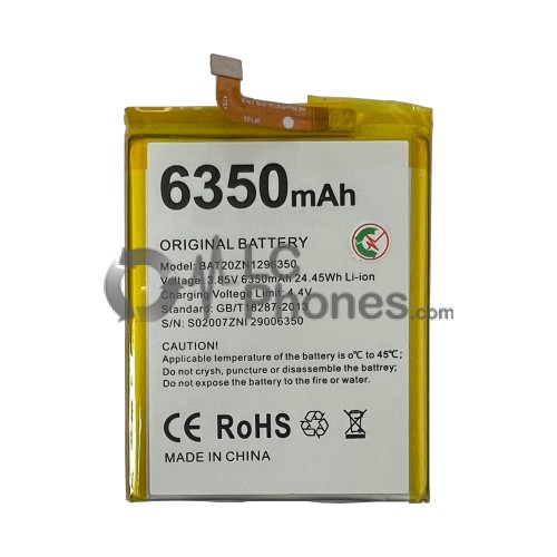 Doogee S96 - Battery BAT20ZN1296350 6350mAh 24.45Wh