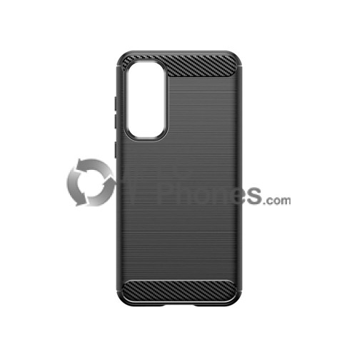 Samsung Galaxy A55 5G A556 - Carbon Flexible Cover Case Black