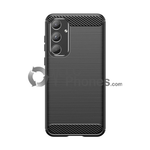 Samsung Galaxy A55 5G A556 - Carbon Flexible Cover Case Black