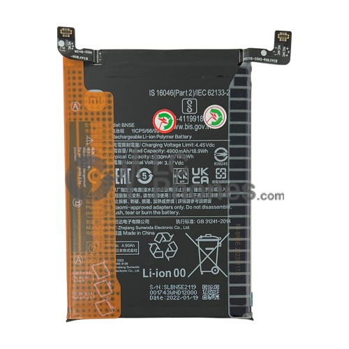 Xiaomi Redmi Note 11 Pro / Redmi Note 11 Pro 5G / Poco X4 Pro 5G - Battery BN5E 4900mAh < Service Pack >