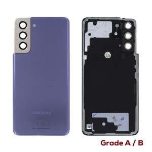 Samsung Galaxy S21 5G G991 - Battery Cover with Camera Lens and Adhesive Phantom Violet  Take Out Grade A/B