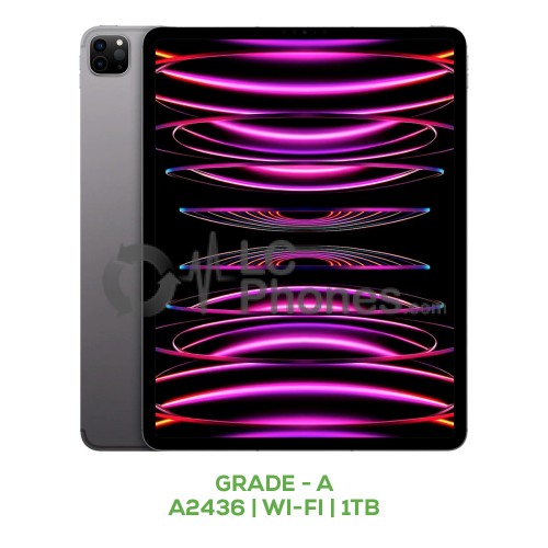 iPad Pro 12.9 6th Gen (2022) A2436 Wi-Fi 1TB Grade A