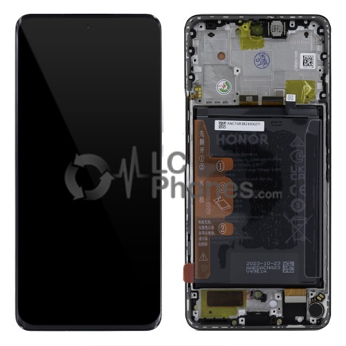 Huawei Honor Magic6 Lite ALI-NX3 - Full Front LCD Digitizer Sunrise Orange < Service Pack >