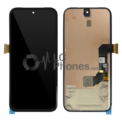 Google Pixel 8a - Full Front LCD Digitizer Black < Service Pack >