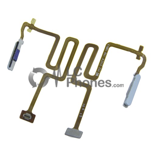 Oppo A76 CPH2375 - Fingerprint Sensor Flex Cable Glowing Blue