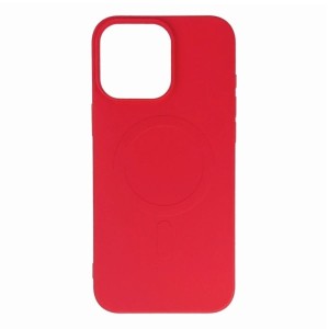 iPhone 16 Pro Max - Liquid Silicone Case MagSafe Compatible Red