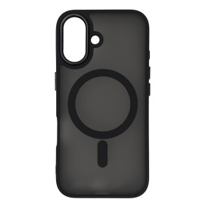 iPhone 16 Plus - Magnetic Color Matte Case Black