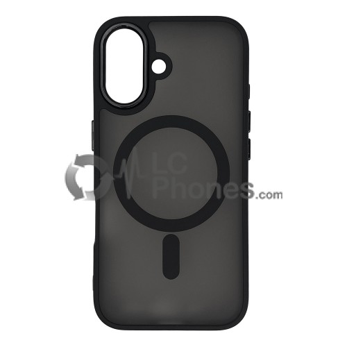 iPhone 16 Plus - Magnetic Color Matte Case Black