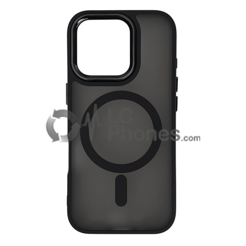 iPhone 16 Pro - Magnetic Color Matte Case Black