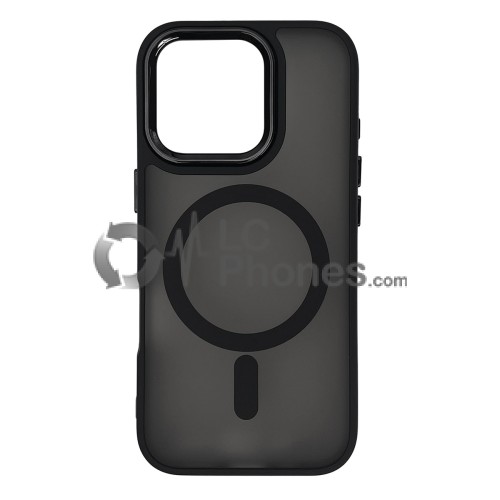 iPhone 16 Pro Max - Magnetic Color Matte Case Black