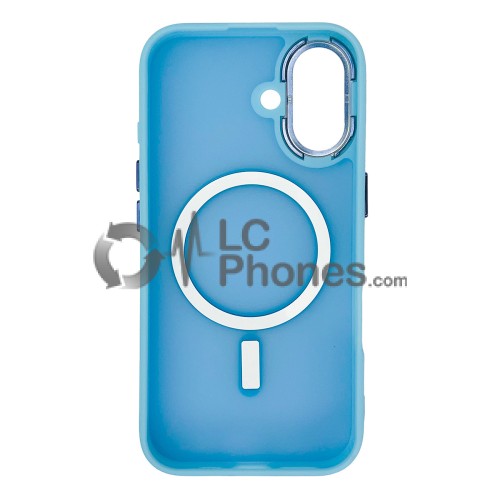 iPhone 16 - Magnetic Color Matte Case Light Blue