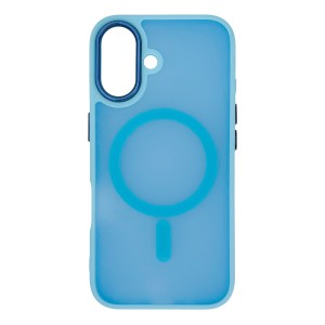 iPhone 16 - Magnetic Color Matte Case Light Blue