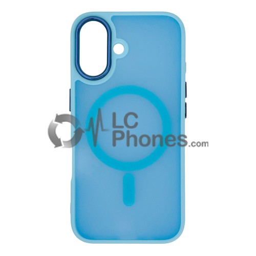 iPhone 16 - Magnetic Color Matte Case Light Blue