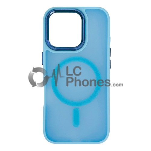 iPhone 16 Pro - Magnetic Color Matte Case Light Blue