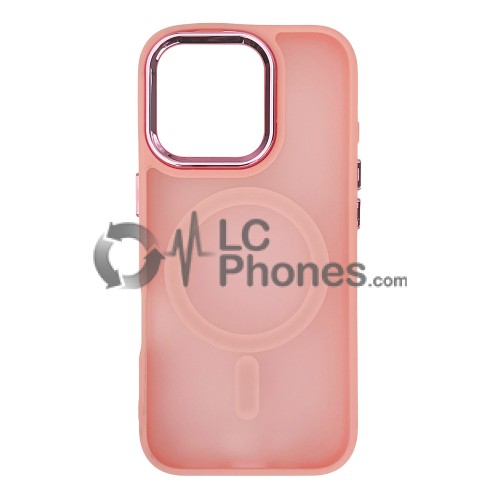 iPhone 16 Pro - Magnetic Color Matte Case Pink