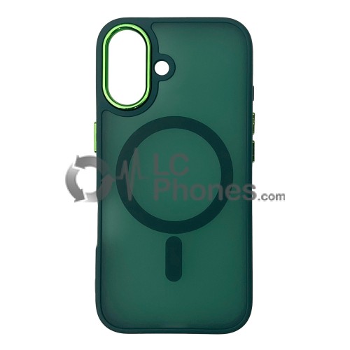 iPhone 16 - Magnetic Color Matte Case Dark Green