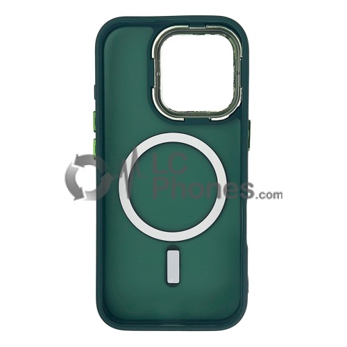 iPhone 16 Pro - Magnetic Color Matte Case Dark Green