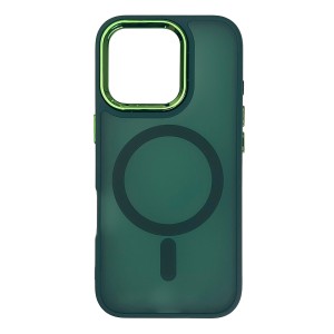 iPhone 16 Pro - Magnetic Color Matte Case Dark Green